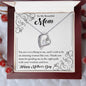 To My Beautiful Mom - Happy Mother's Day - Forever Love Necklace