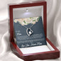 Daughter to Mom -Guiding Love Necklace: Heartfelt Mother's Day Card