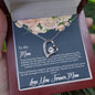 Daughter to Mom -Guiding Love Necklace: Heartfelt Mother's Day Card