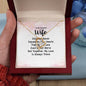 To My Beautiful Wife - Forever Love Necklace