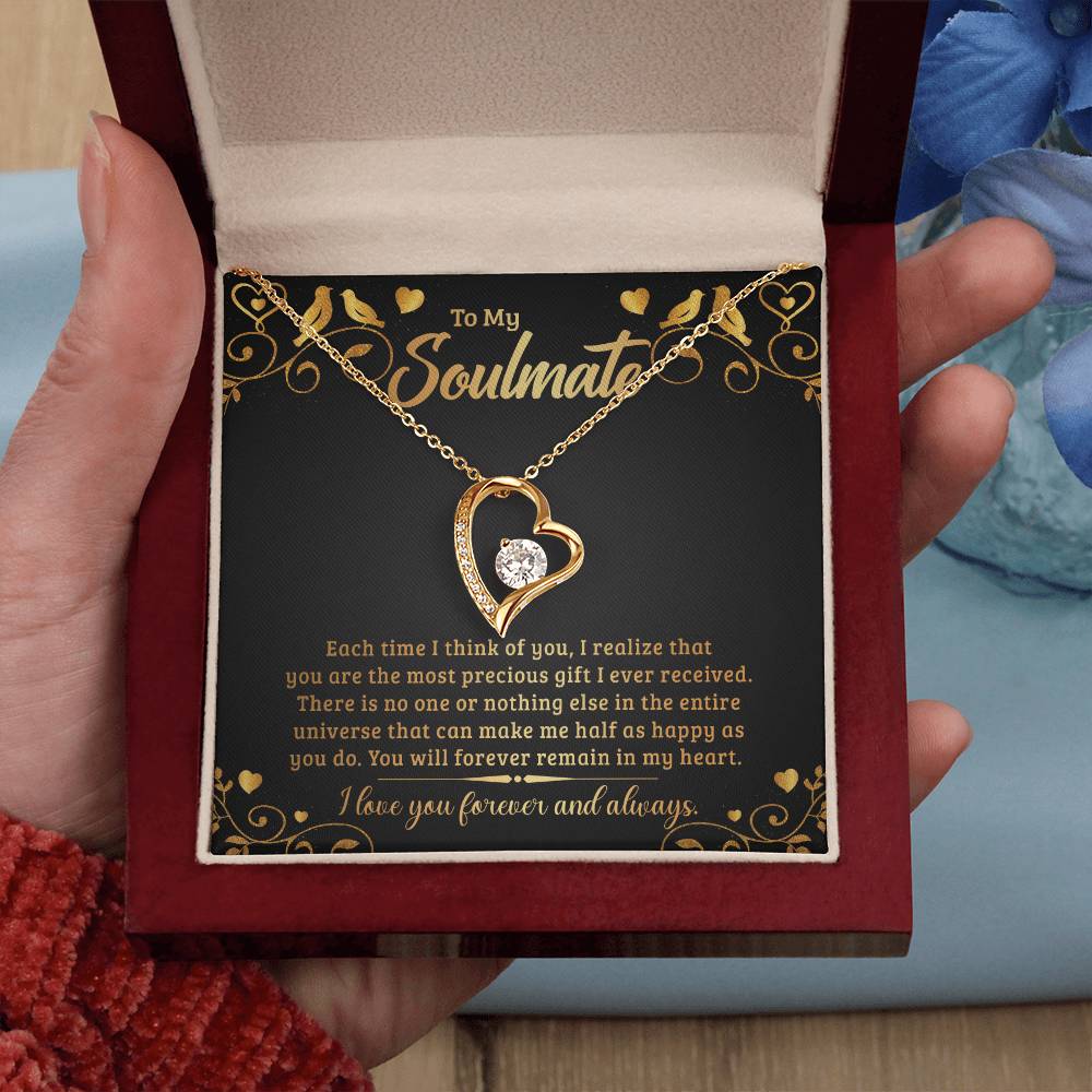 To My Soulmate - Forever Love Necklace
