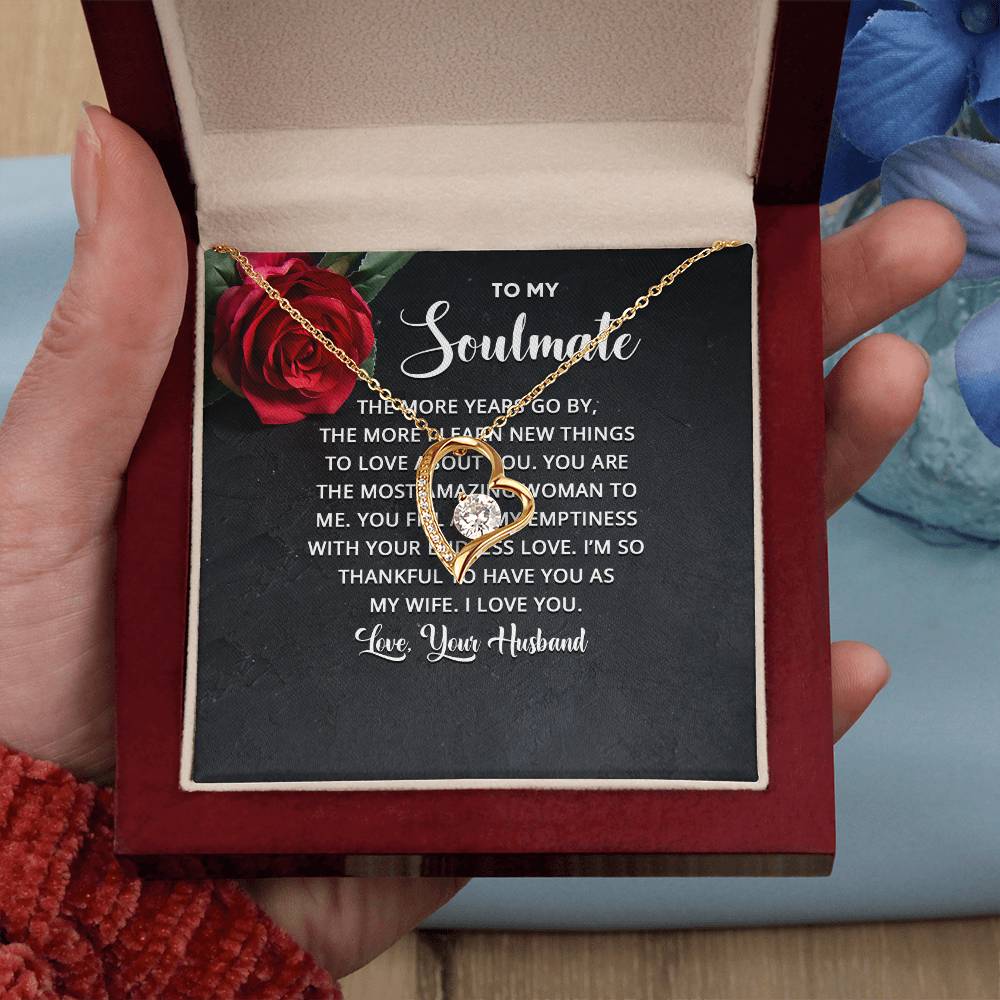 To My Soulmate - Forever Love Necklace