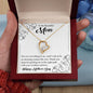 To My Beautiful Mom - Happy Mother's Day - Forever Love Necklace