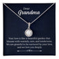 Dear Grandma - Your Love Is Like a Beautiful Garden - Eternal Hope Necklace
