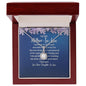 To My Mother-In -Law - I Promise to Love Your Son - Eternal Hope Necklace