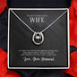 To My Gorgeous Wife - Lucky Love Necklace