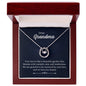 Dear Grandma: Your Love is Like a Beautiful Garden - Lucky Love Necklace