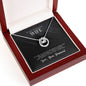 To My Gorgeous Wife - Lucky Love Necklace