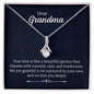 Dear Grandma - Your Love Is Like a Beautiful Garden - Alluring Beauty Necklace