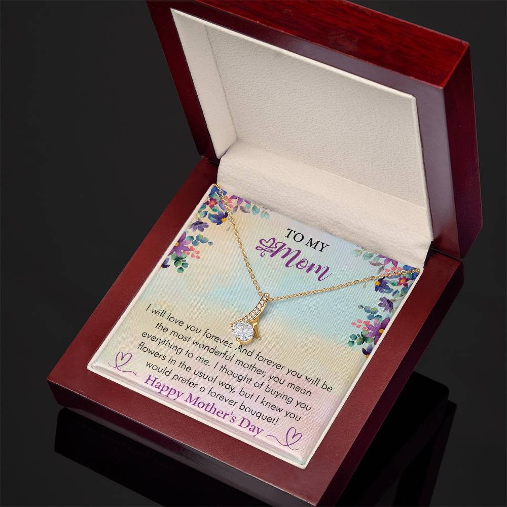 Mother: I Will Love You Forever - Alluring Beauty Necklace