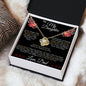 To My Daughter From Dad - My Love for You Is Eternal - Love Knot Necklace