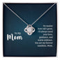 Mom: You Are Forever Sunshine - Love Knot Necklace