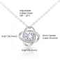 Happy Mother's Day - Celebrate Mom's Unbreakable Love! - Love Knot Necklace