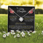 To My Daughter From Dad - My Love for You Is Eternal - Love Knot Necklace