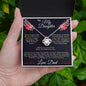 To My Daughter From Dad - My Love for You Is Eternal - Love Knot Necklace