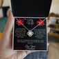 To My Beautiful Wife -How Much You Mean to Me - Love Knot Necklace