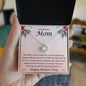 To My Beautiful Mom - Mother's Day - Unbreakable Bond - Love Knot Necklace
