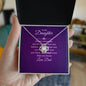 To My Daughter - You Are Braver Than You Believe - Love Knot Necklace