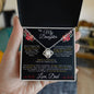 To My Daughter From Dad - My Love for You Is Eternal - Love Knot Necklace