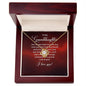 To My Granddaughter - Always Remember How Proud I Am of You - Love Knot Necklace