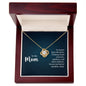 Mom: You Are Forever Sunshine - Love Knot Necklace