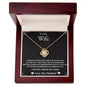 To My Wife - You Are The Best Thing That Happened to Me - Love Knot Necklace