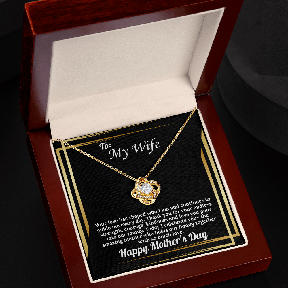 To My Wife Love Knot Mother's Day