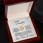 Mom & Dad: To Our Daughter-Never Forget We Love You - Love Knot Necklace