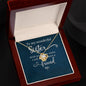 To My Wonderful Sister -I Will Always Have a Friend- Love Knot Necklace