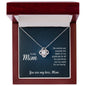 Mom: No Words Can Express - Love Knot Necklace