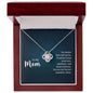 Mom: You Are Forever Sunshine - Love Knot Necklace