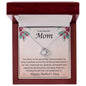To My Beautiful Mom - Mother's Day - Unbreakable Bond - Love Knot Necklace