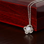 To My Daughter From Dad - My Love for You Is Eternal - Love Knot Necklace