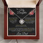 To My Daughter From Dad - My Love for You Is Eternal - Love Knot Necklace
