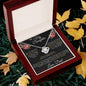 To My Daughter From Dad - My Love for You Is Eternal - Love Knot Necklace