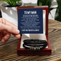 To My Man -My Love, My One and Only - Love You Forever Bracelet