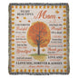Happy Mother's Day - Cherish Moments: Heirloom Woven Blanket