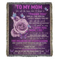 Son to Mother: Thank You Mom - Heirloom Woven Blanket