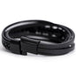 To My Son From Mom - Men's Cross Leather Bracelet