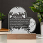Daughter to Mom: My Mom Is The Greatest Mom - Acrylic Heart
