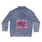 Mama Bear Mode On: Oversized Women's DTG Denim Jacket