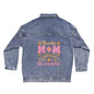 Thanks Mom - I Turned Out Awesome - Oversized Women's DTG Denim Jacket