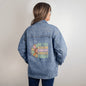 Be The Reason Someone Smiles Today - Oversized Women's DTG Denim Jacket,