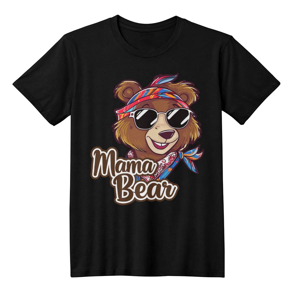 Mama Bear Mode: Always On - Bella + Canvas 3001 Unisex T-Shirt Front Print