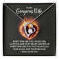 To My Gorgeous Wife - Forever Love Necklace