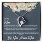 Daughter to Mom -Guiding Love Necklace: Heartfelt Mother's Day Card