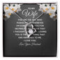 To My Wife - Forever Love Necklace