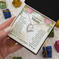 To My Beautiful Mom - Forever Love Necklace