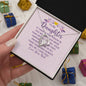 To My Daughter From Dad - If There's a Person I Love More - Forever Love Necklace