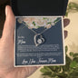 Daughter to Mom -Guiding Love Necklace: Heartfelt Mother's Day Card
